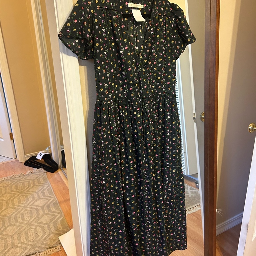 Christy Dawn The Dawn Dress in Night Garden Floral Print